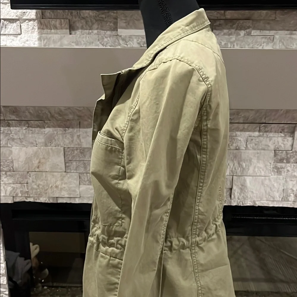 J Crew military green utility jacket size XS